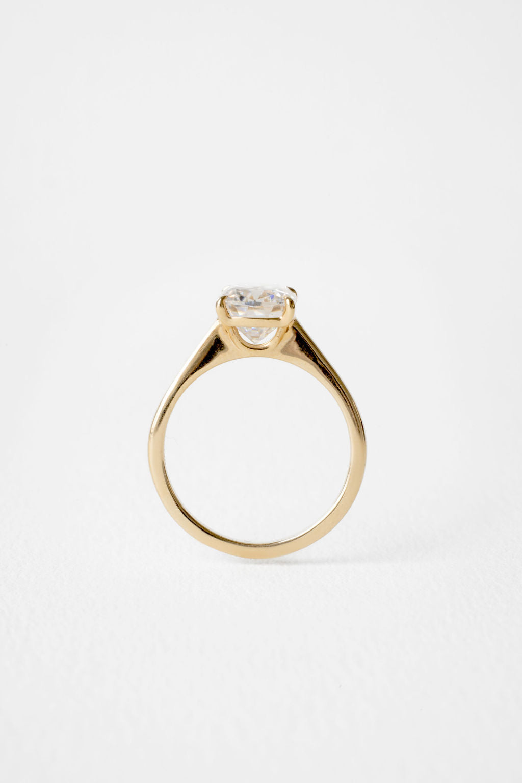 2 CT Round Three Stones Lab Grown Diamond Engagement Ring