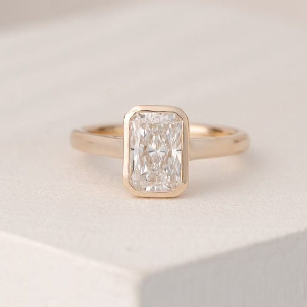 2 CT Round Three Stones Lab Grown Diamond Engagement Ring