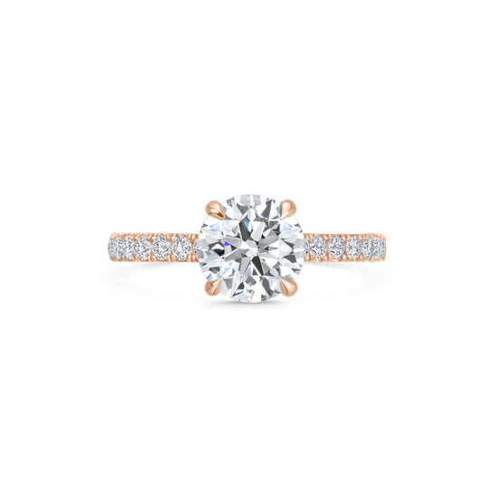1.5 CT Round Solitaire CVD F/VVS1 Diamond Engagement Ring 5