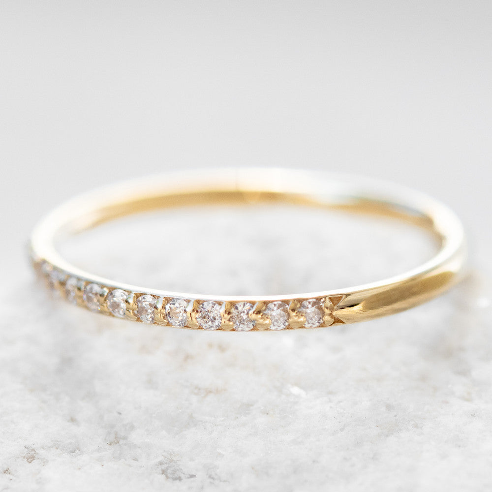 0.37 CT Round Full Eternity Lab Grown Diamond Wedding Band