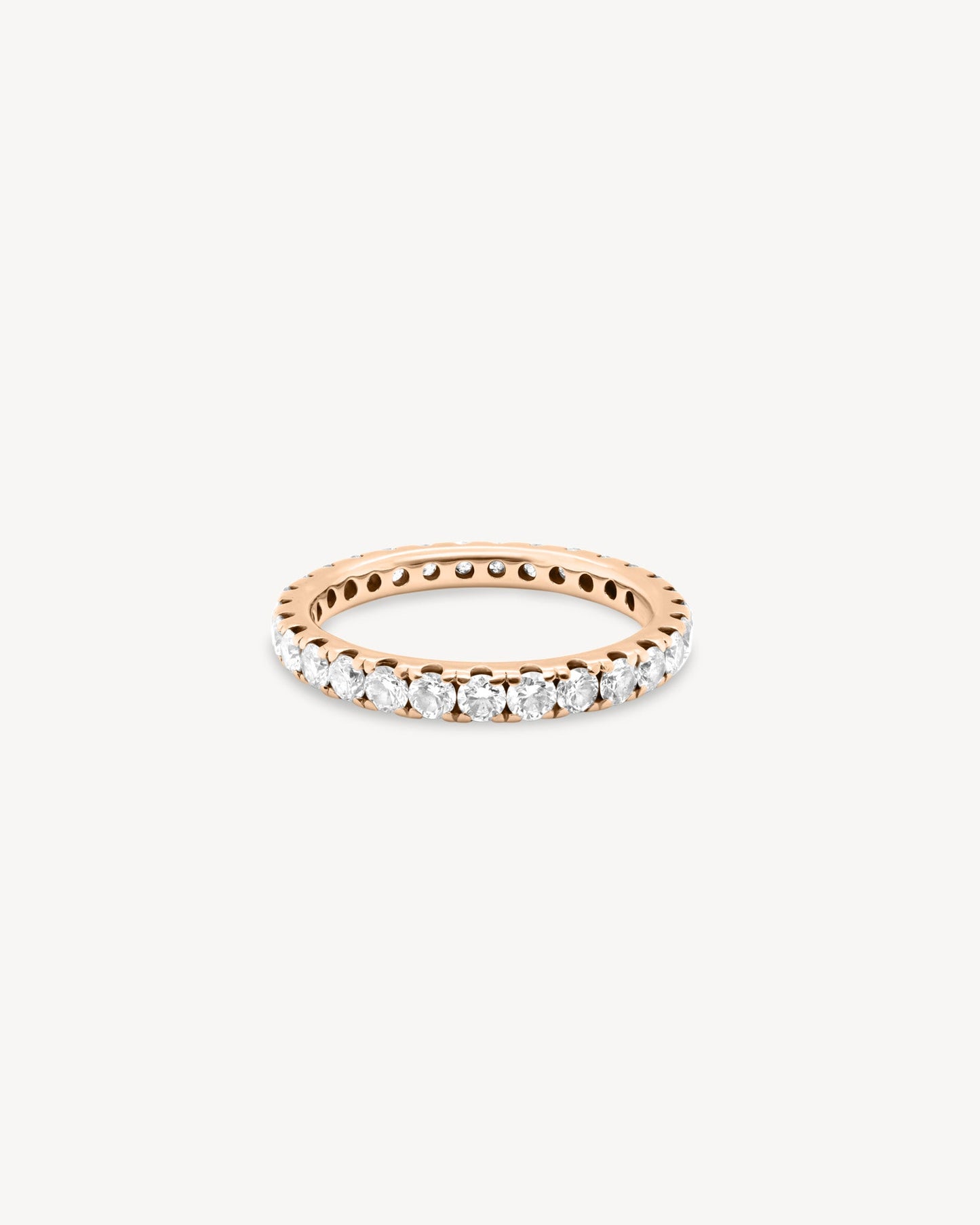 0.37 CT Round Full Eternity Lab Grown Diamond Wedding Band