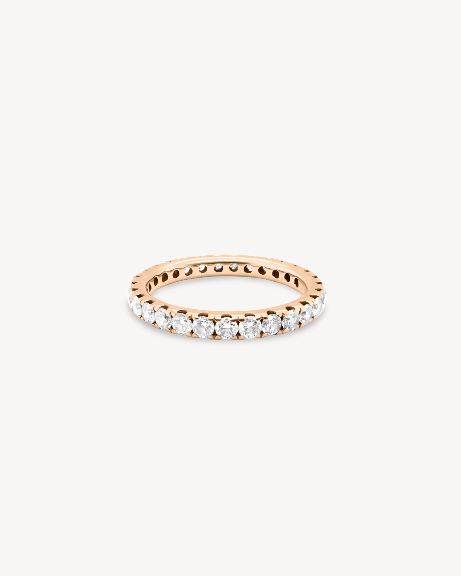 0.37 CT Round Full Eternity Lab Grown Diamond Wedding Band