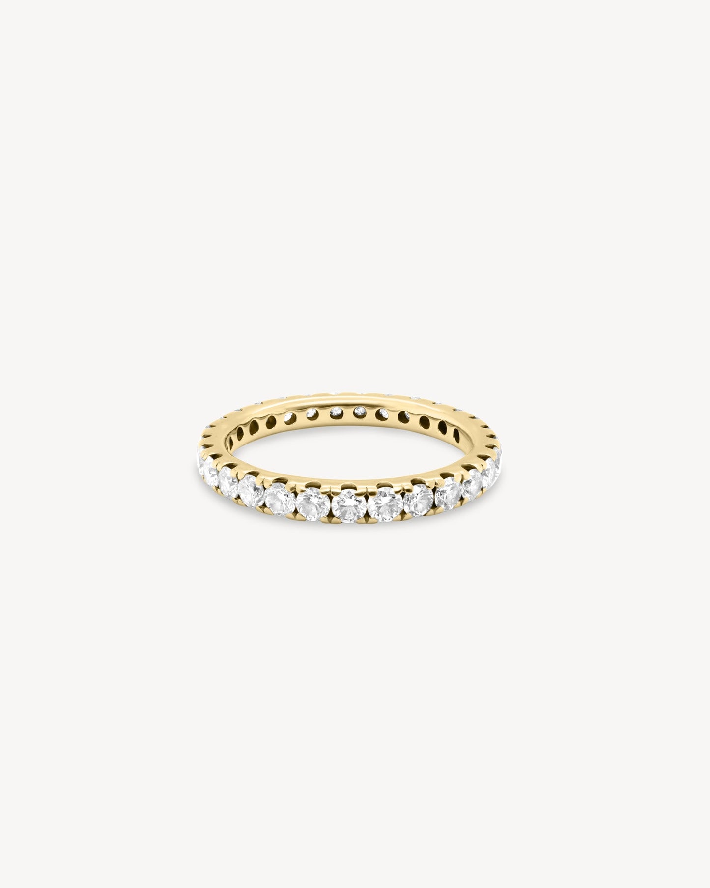 0.37 CT Round Full Eternity Lab Grown Diamond Wedding Band