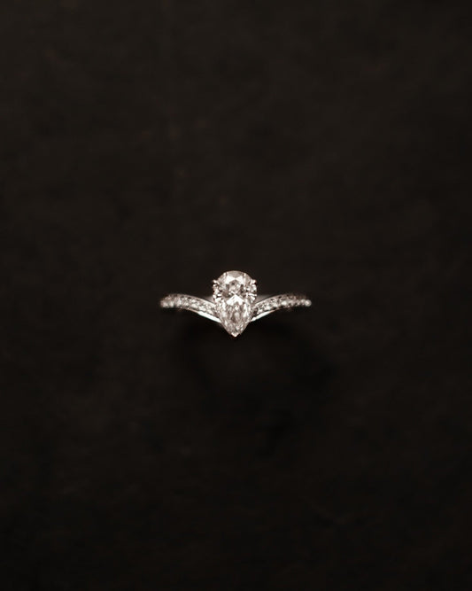2 CT Round Three Stones Lab Grown Diamond Engagement Ring
