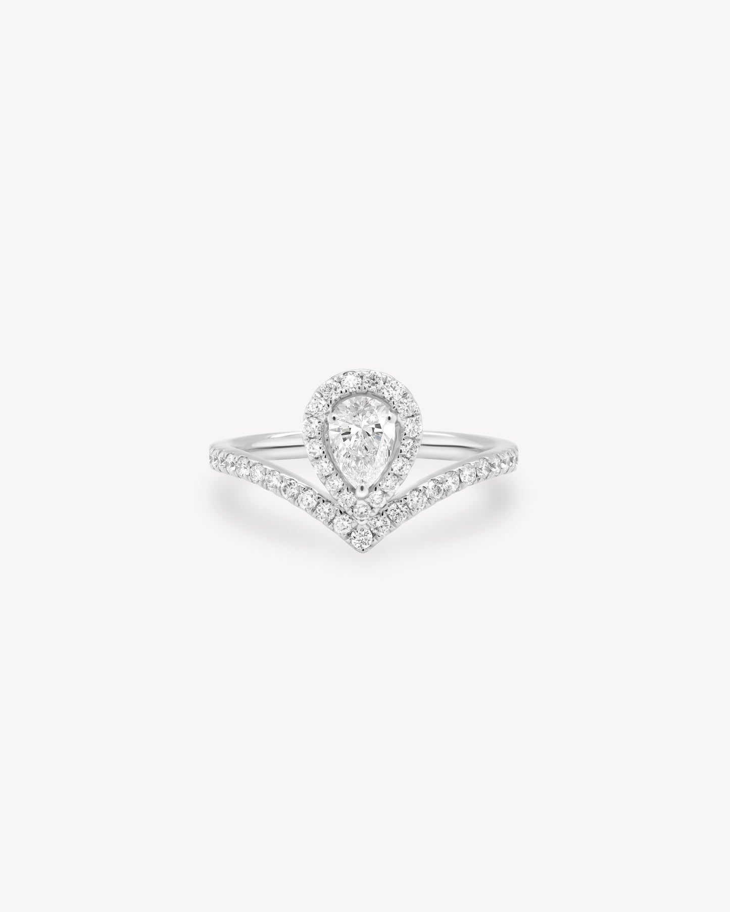 2 CT Round Three Stones Lab Grown Diamond Engagement Ring