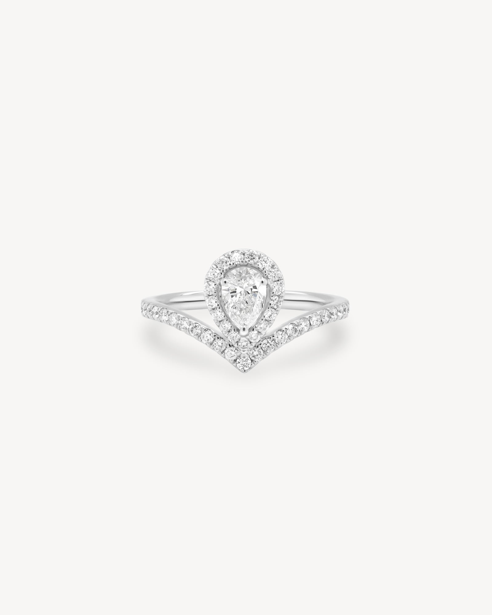 2 CT Round Three Stones Lab Grown Diamond Engagement Ring