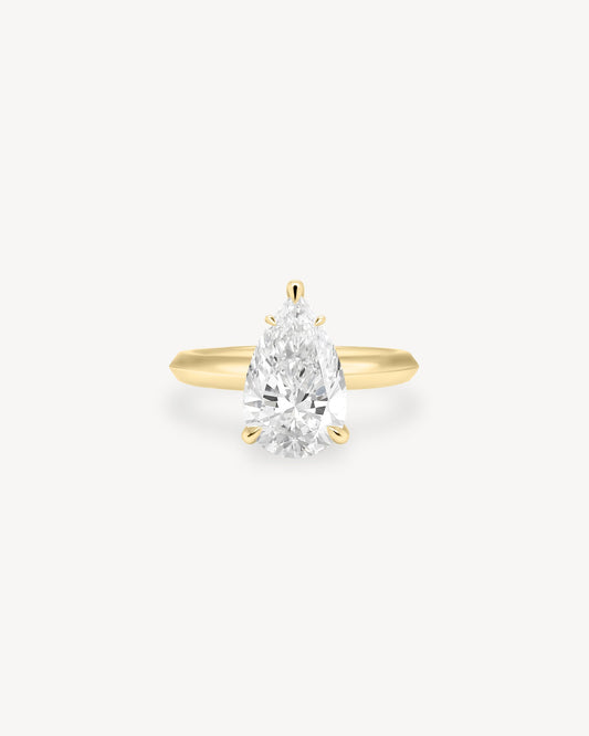 2 CT Round Three Stones Lab Grown Diamond Engagement Ring