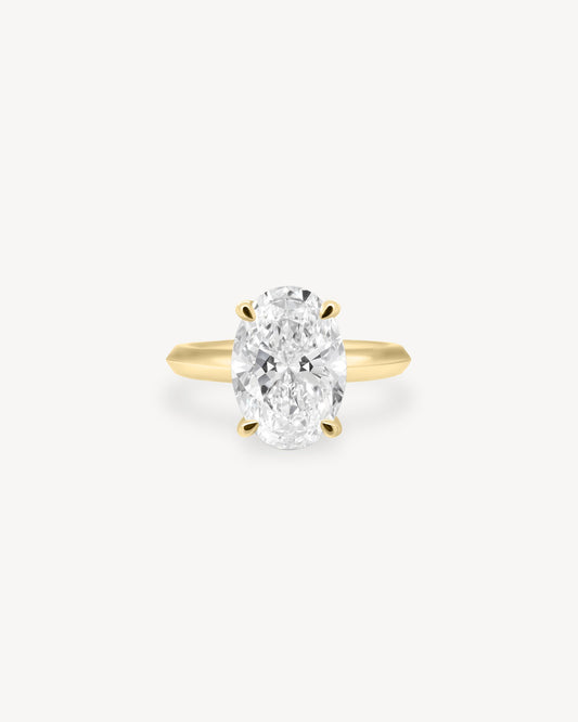 2 CT Round Three Stones Lab Grown Diamond Engagement Ring