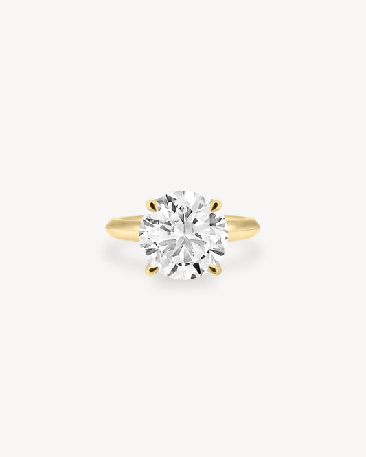 2 CT Round Three Stones Lab Grown Diamond Engagement Ring