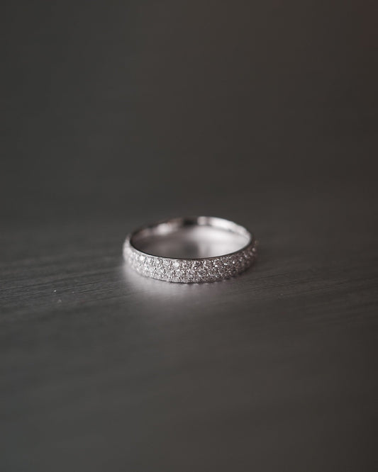0.37 CT Round Full Eternity Lab Grown Diamond Wedding Band