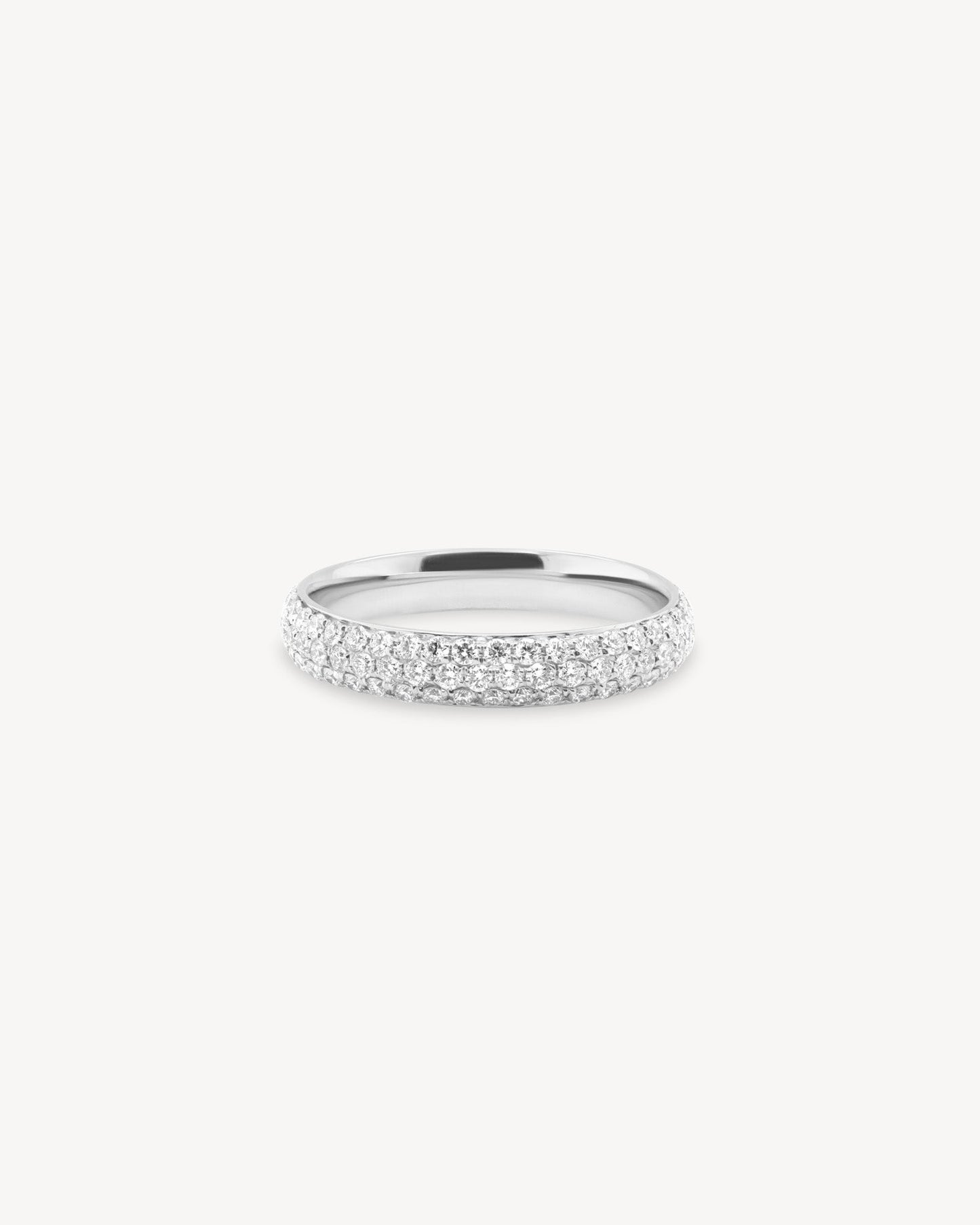 0.37 CT Round Full Eternity Lab Grown Diamond Wedding Band