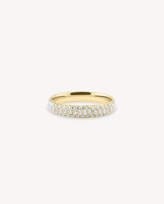 0.37 CT Round Full Eternity Lab Grown Diamond Wedding Band