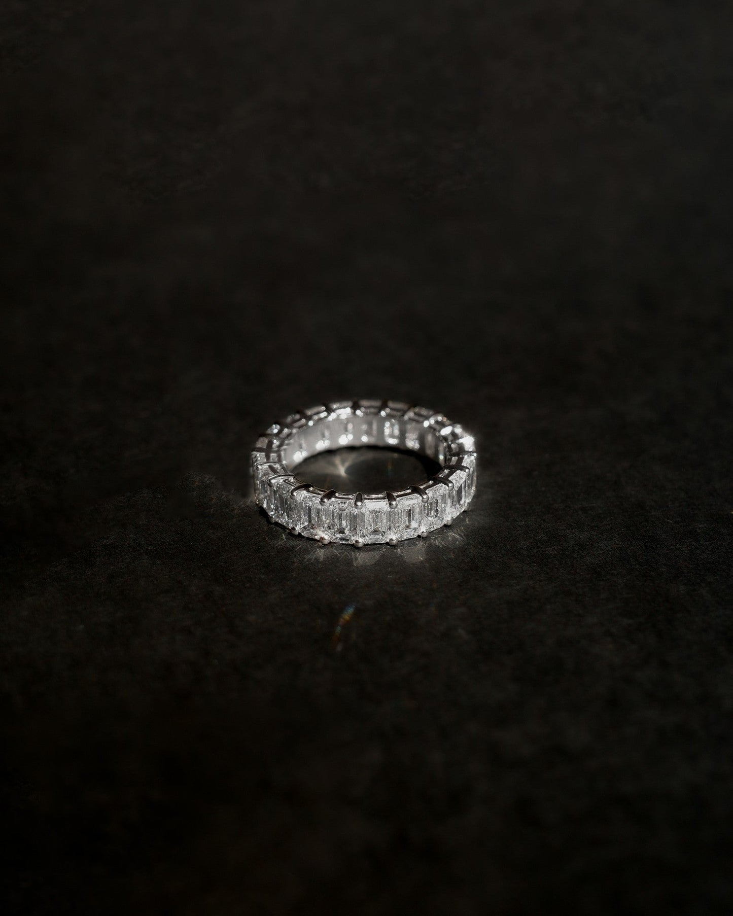 0.37 CT Round Full Eternity Lab Grown Diamond Wedding Band
