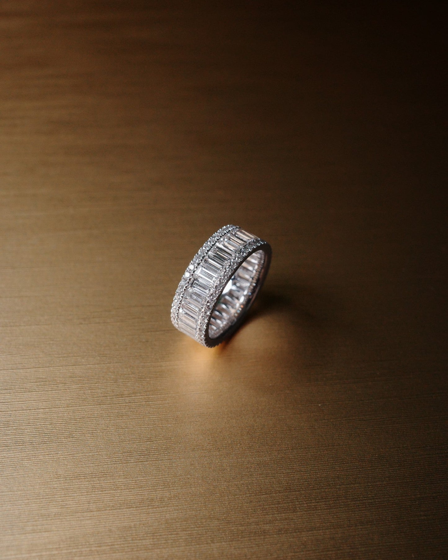 0.37 CT Round Full Eternity Lab Grown Diamond Wedding Band
