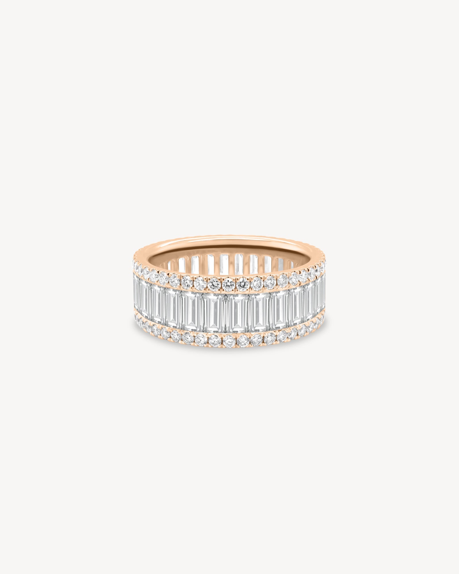 0.37 CT Round Full Eternity Lab Grown Diamond Wedding Band
