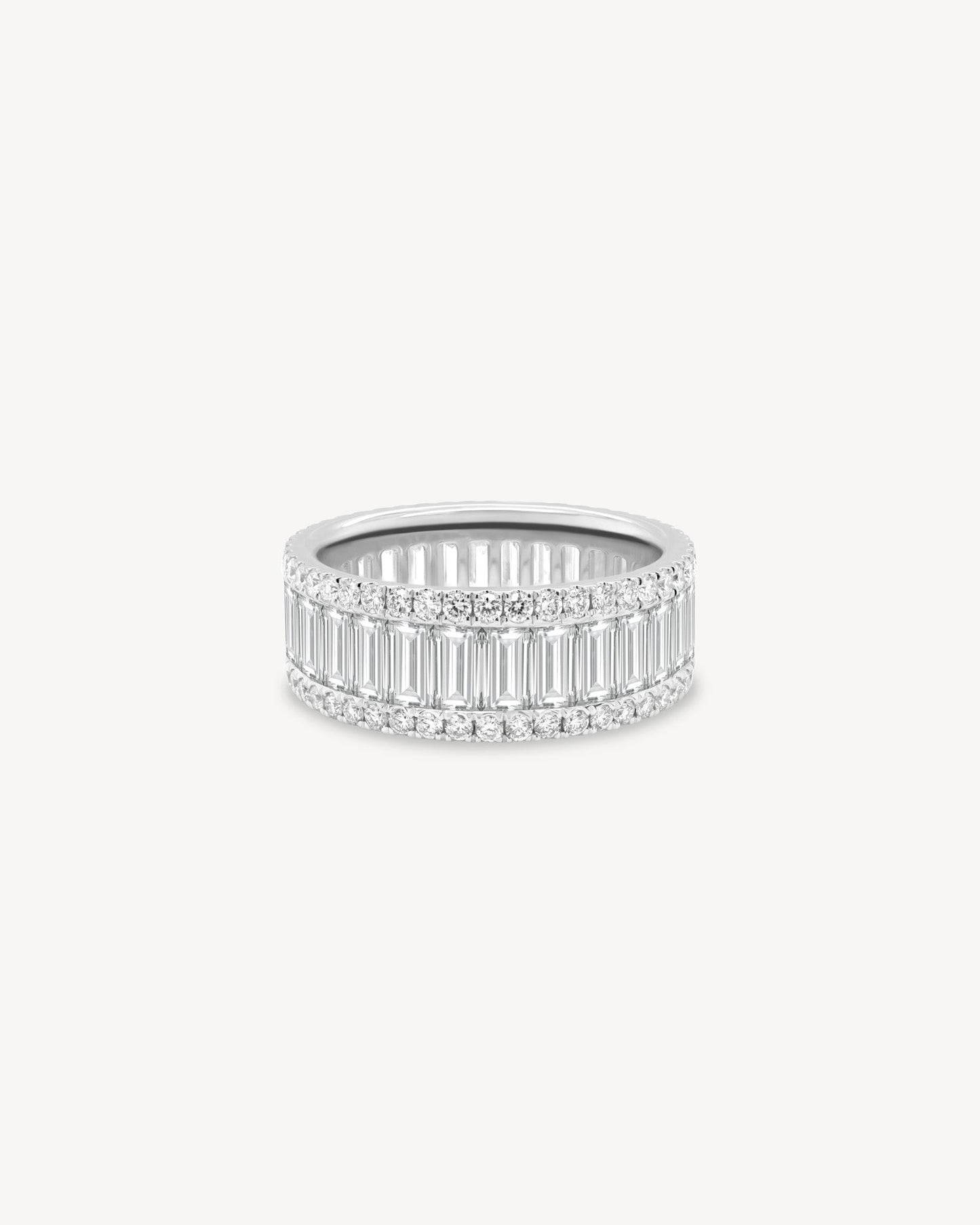 0.37 CT Round Full Eternity Lab Grown Diamond Wedding Band