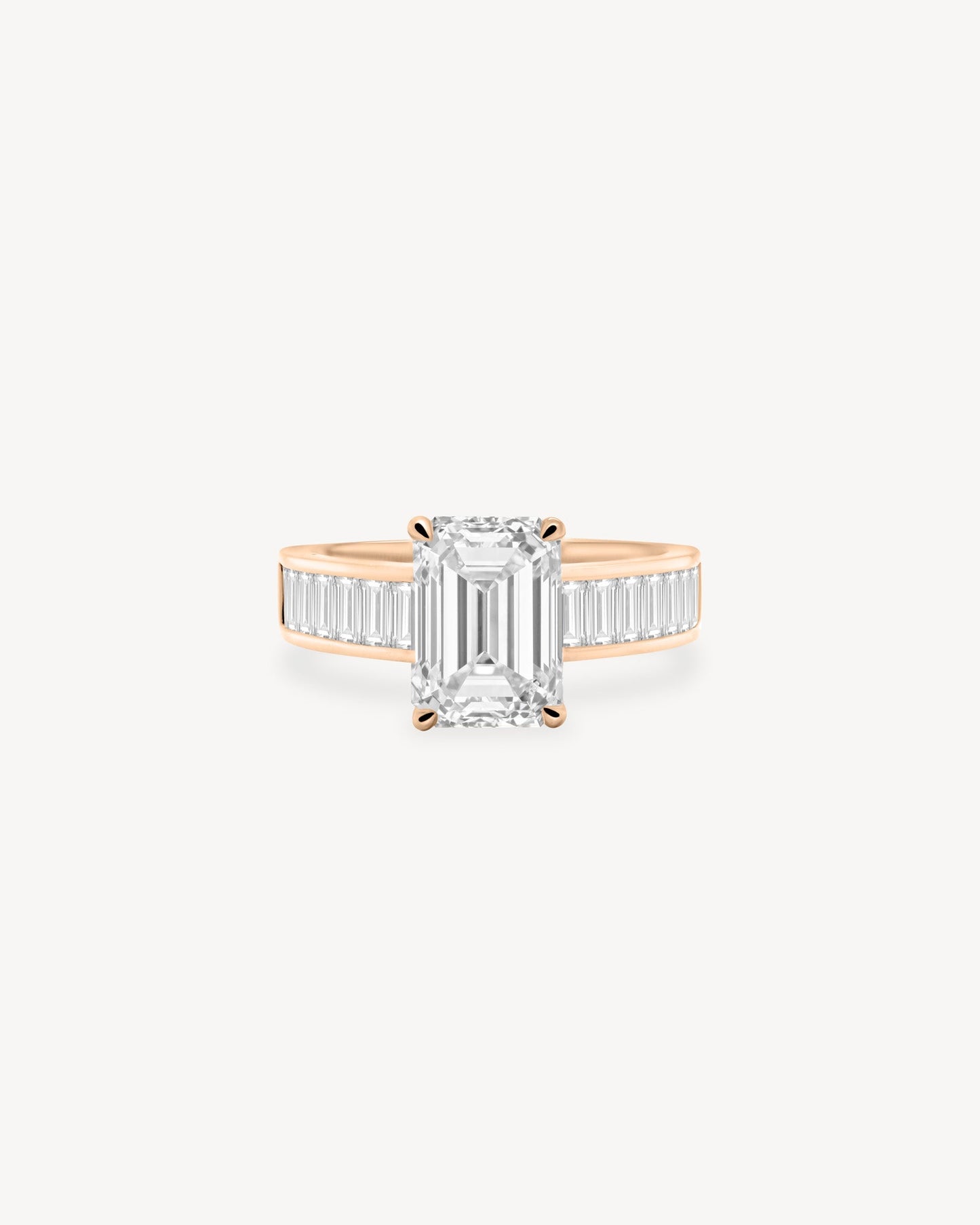 2 CT Round Three Stones Lab Grown Diamond Engagement Ring