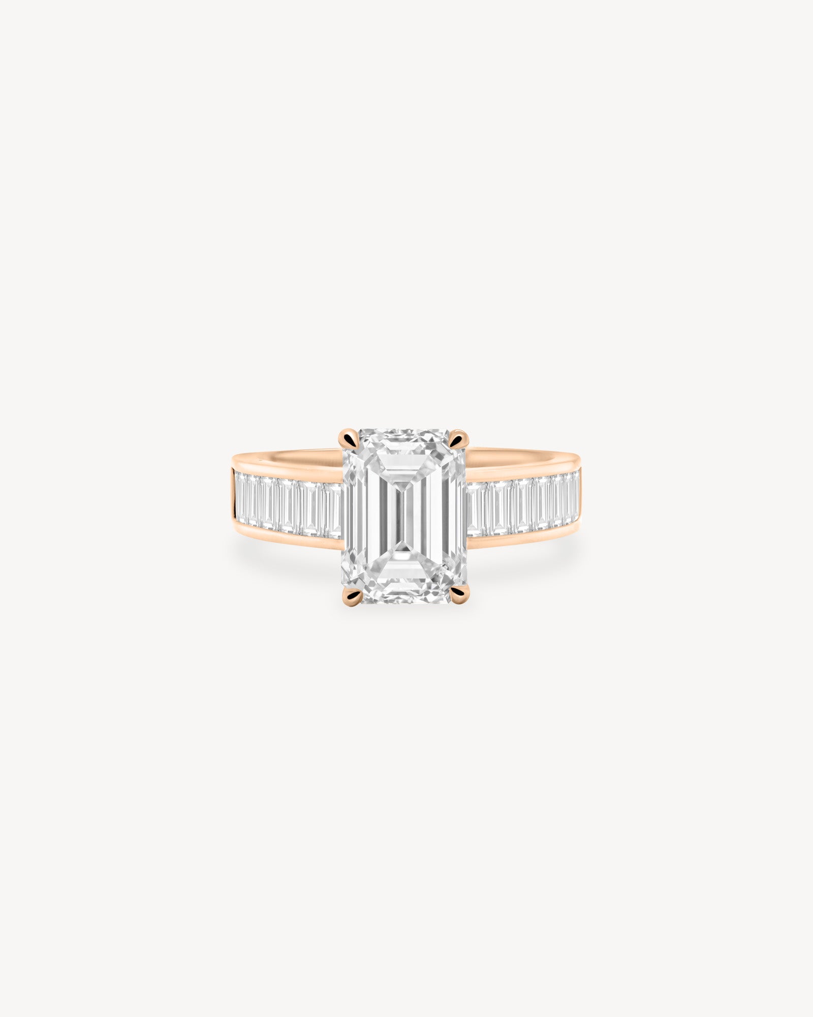 2 CT Round Three Stones Lab Grown Diamond Engagement Ring