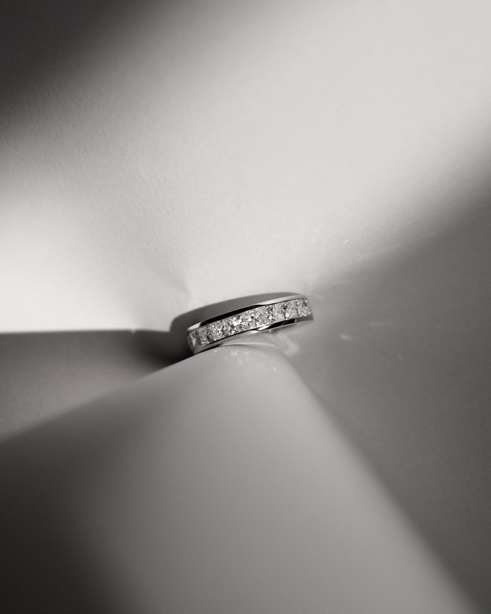 0.37 CT Round Full Eternity Lab Grown Diamond Wedding Band