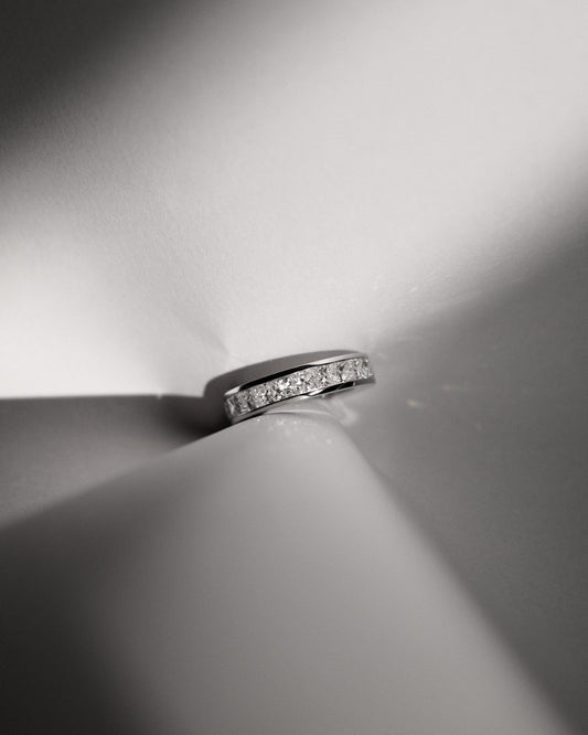 0.37 CT Round Full Eternity Lab Grown Diamond Wedding Band