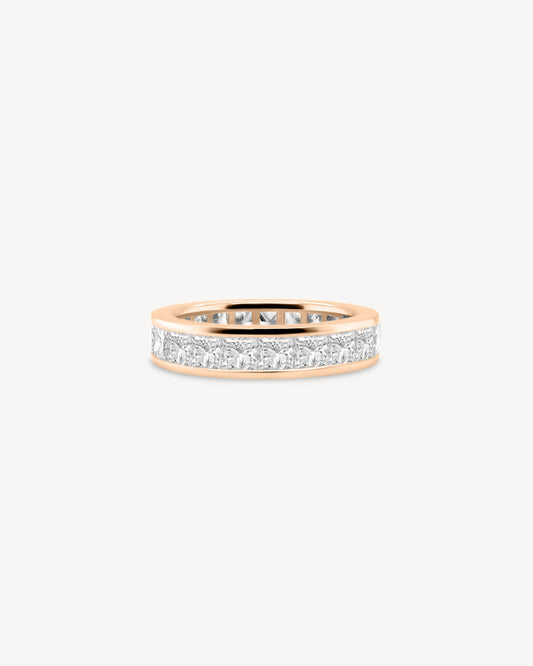 0.37 CT Round Full Eternity Lab Grown Diamond Wedding Band