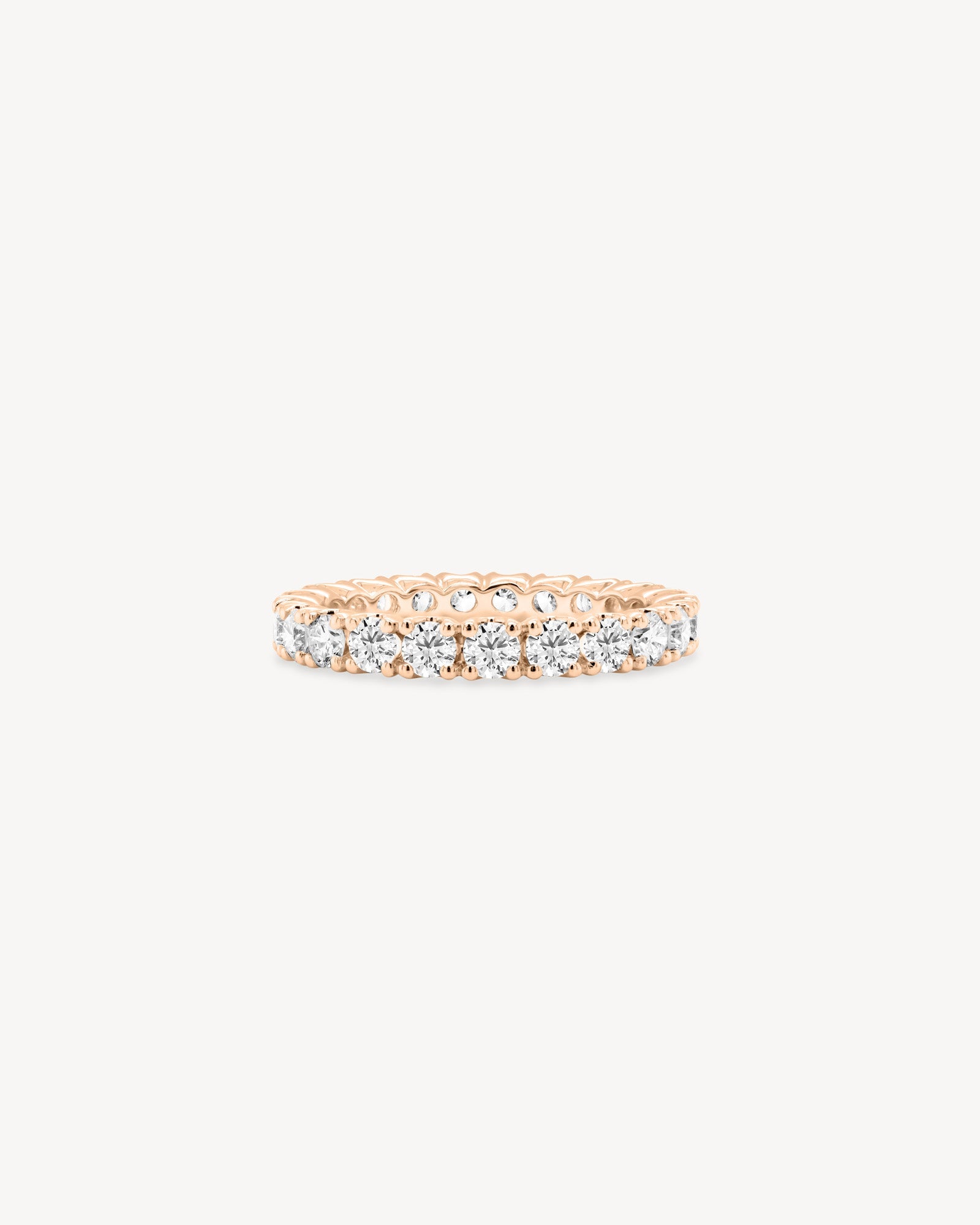 0.37 CT Round Full Eternity Lab Grown Diamond Wedding Band