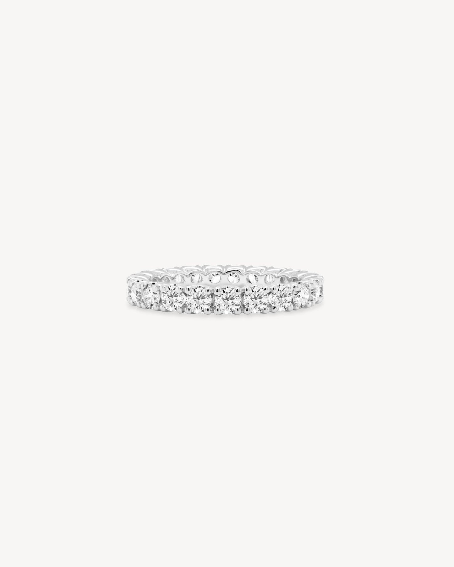 0.37 CT Round Full Eternity Lab Grown Diamond Wedding Band