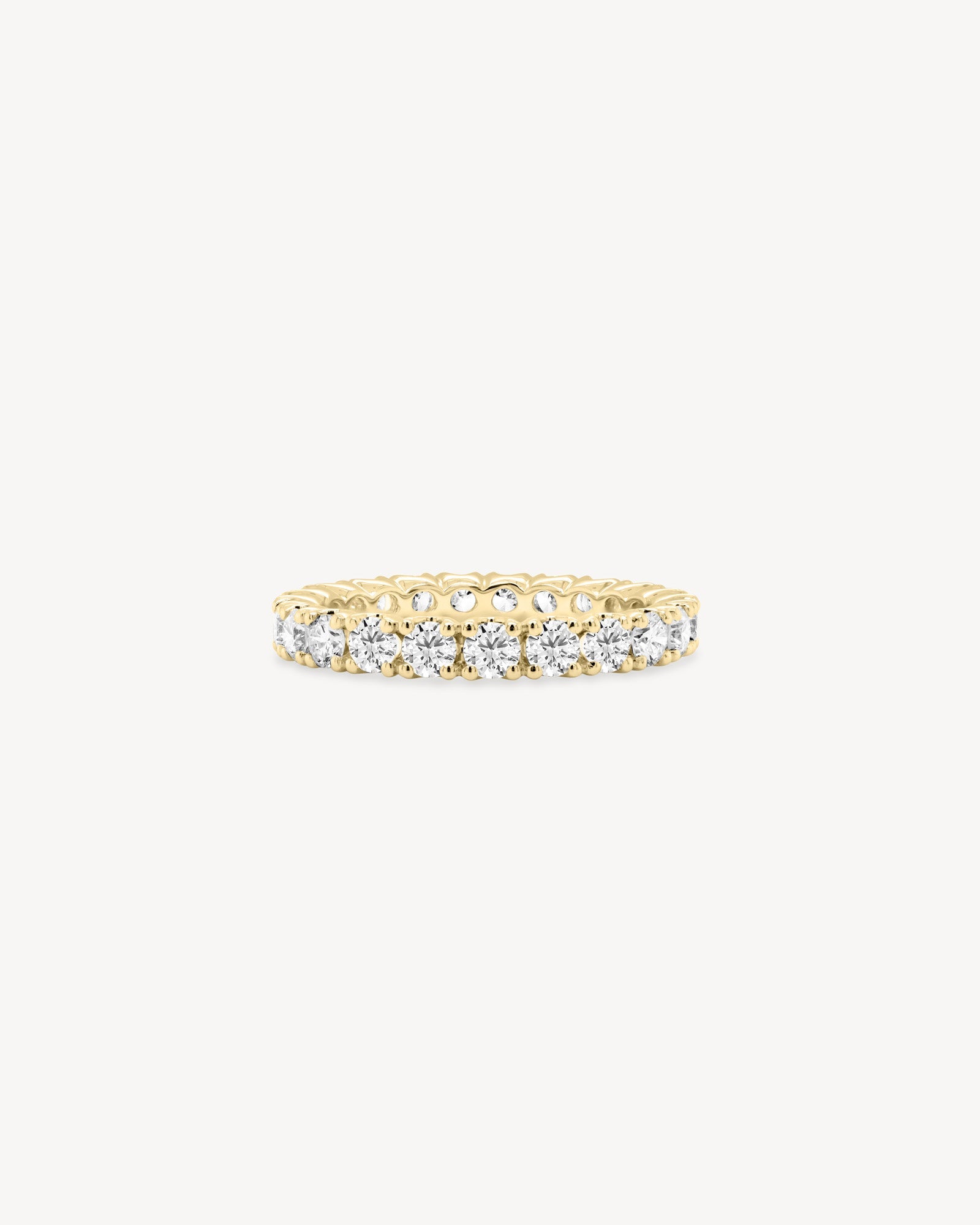 0.37 CT Round Full Eternity Lab Grown Diamond Wedding Band