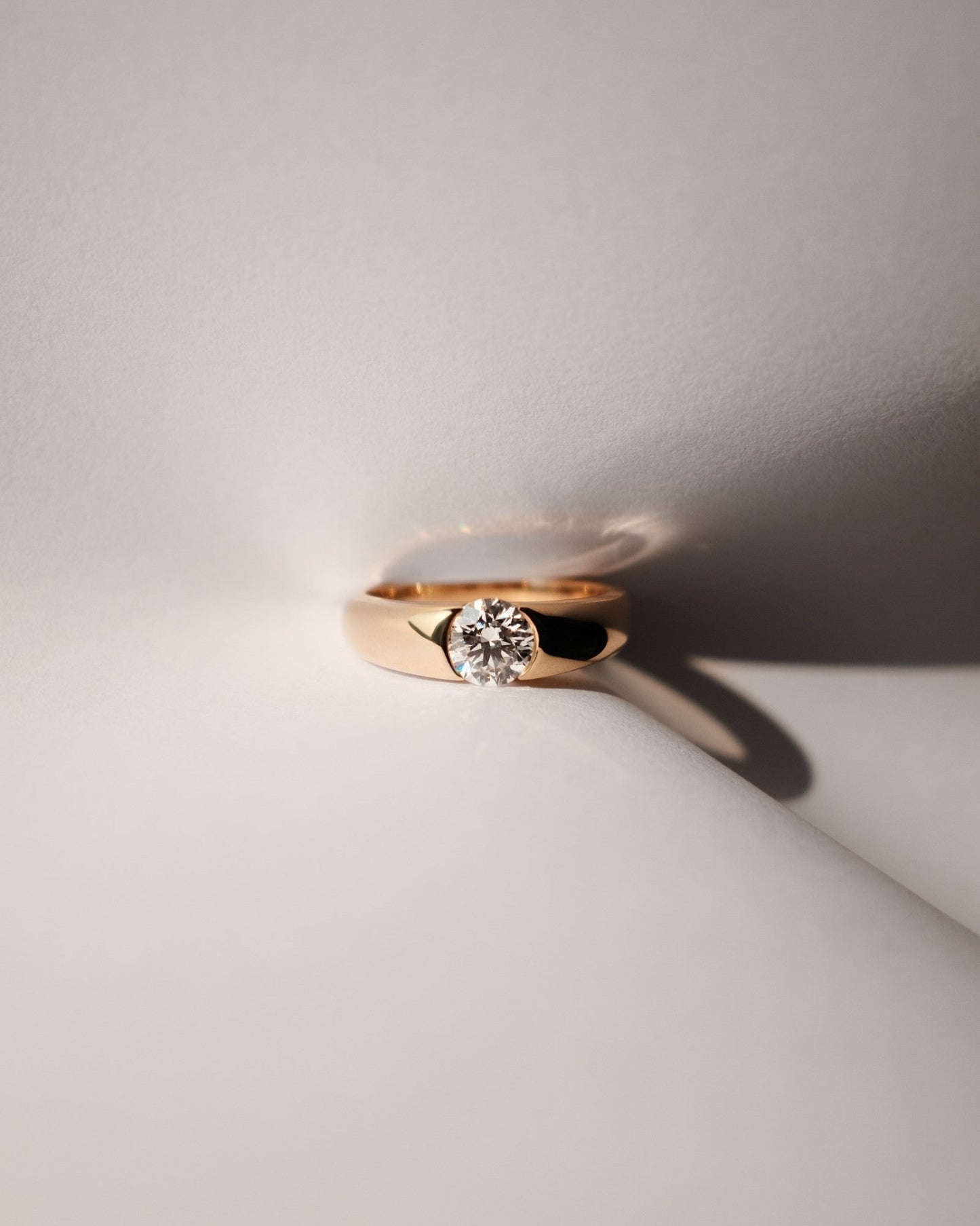 2 CT Round Three Stones Lab Grown Diamond Engagement Ring