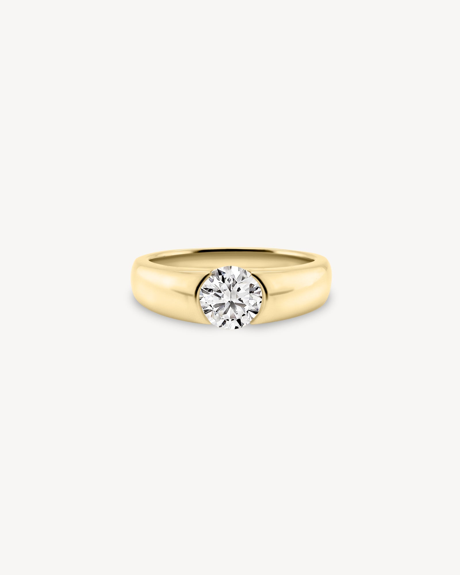 2 CT Round Three Stones Lab Grown Diamond Engagement Ring