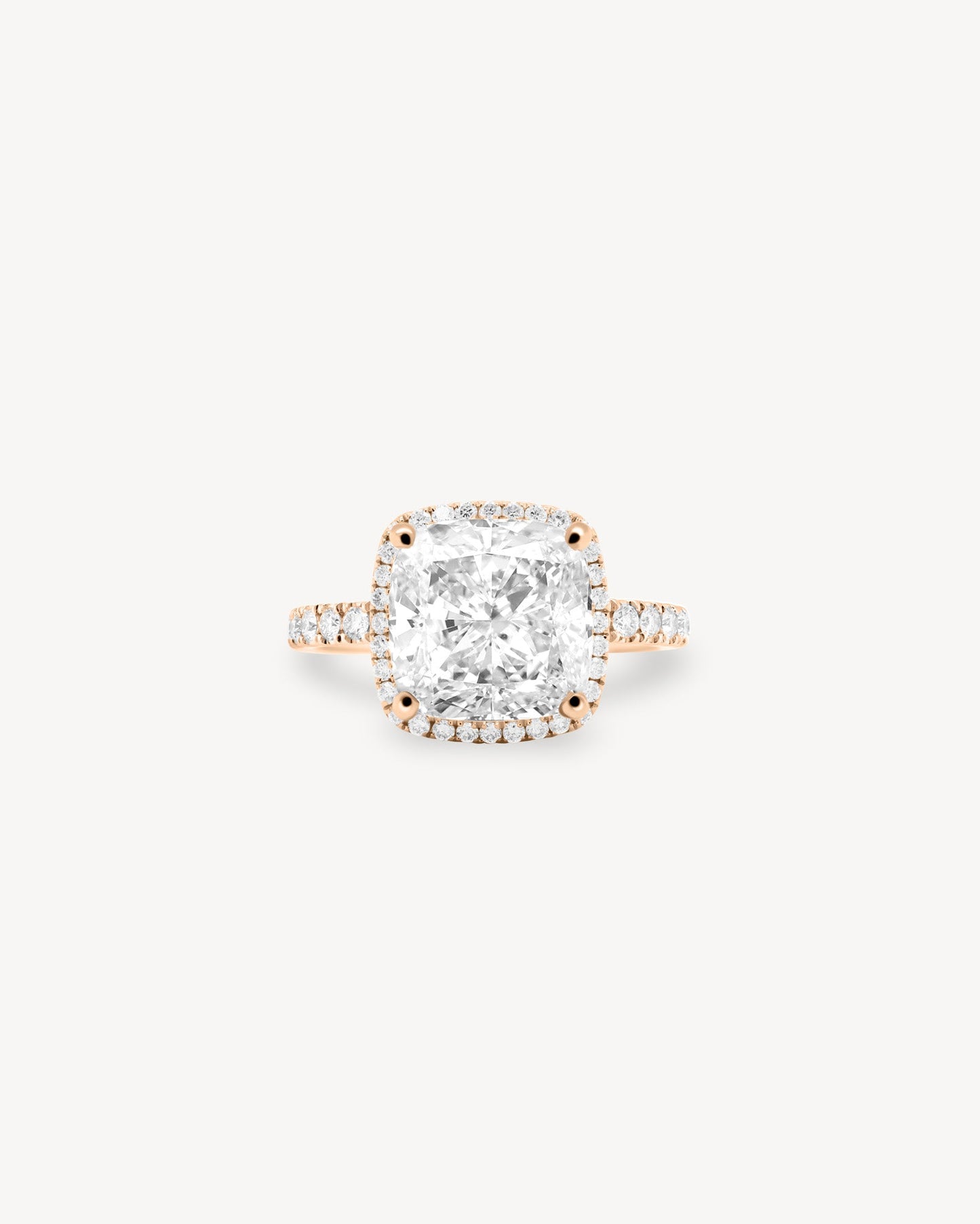 2 CT Round Three Stones Lab Grown Diamond Engagement Ring