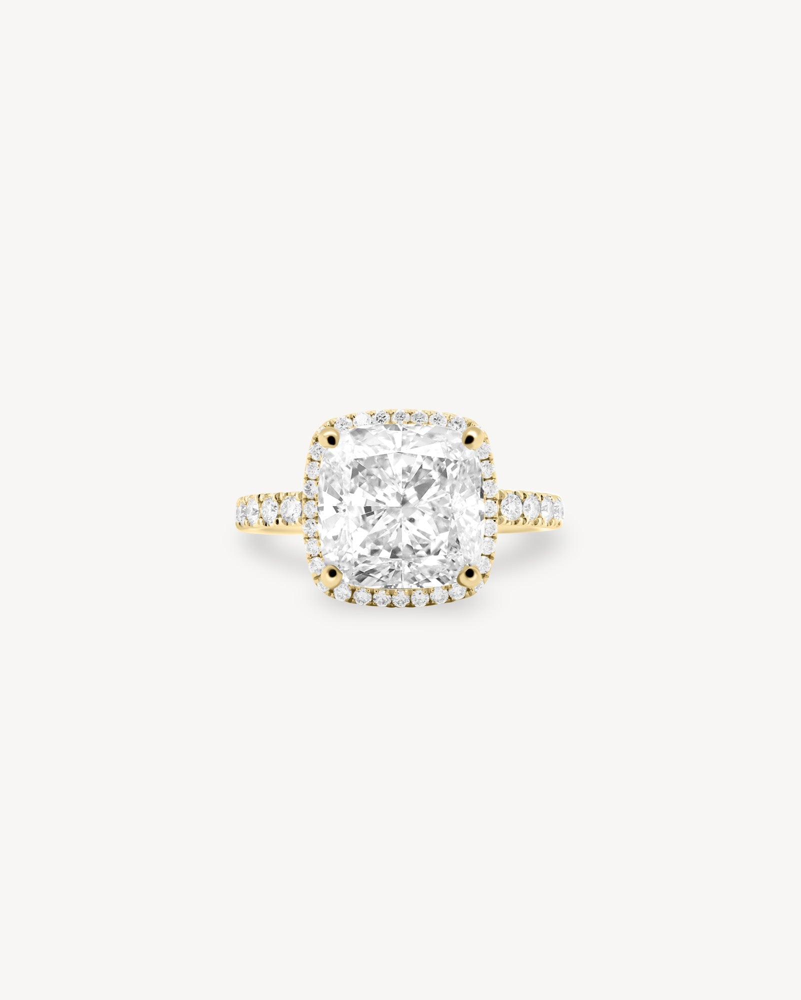 2 CT Round Three Stones Lab Grown Diamond Engagement Ring