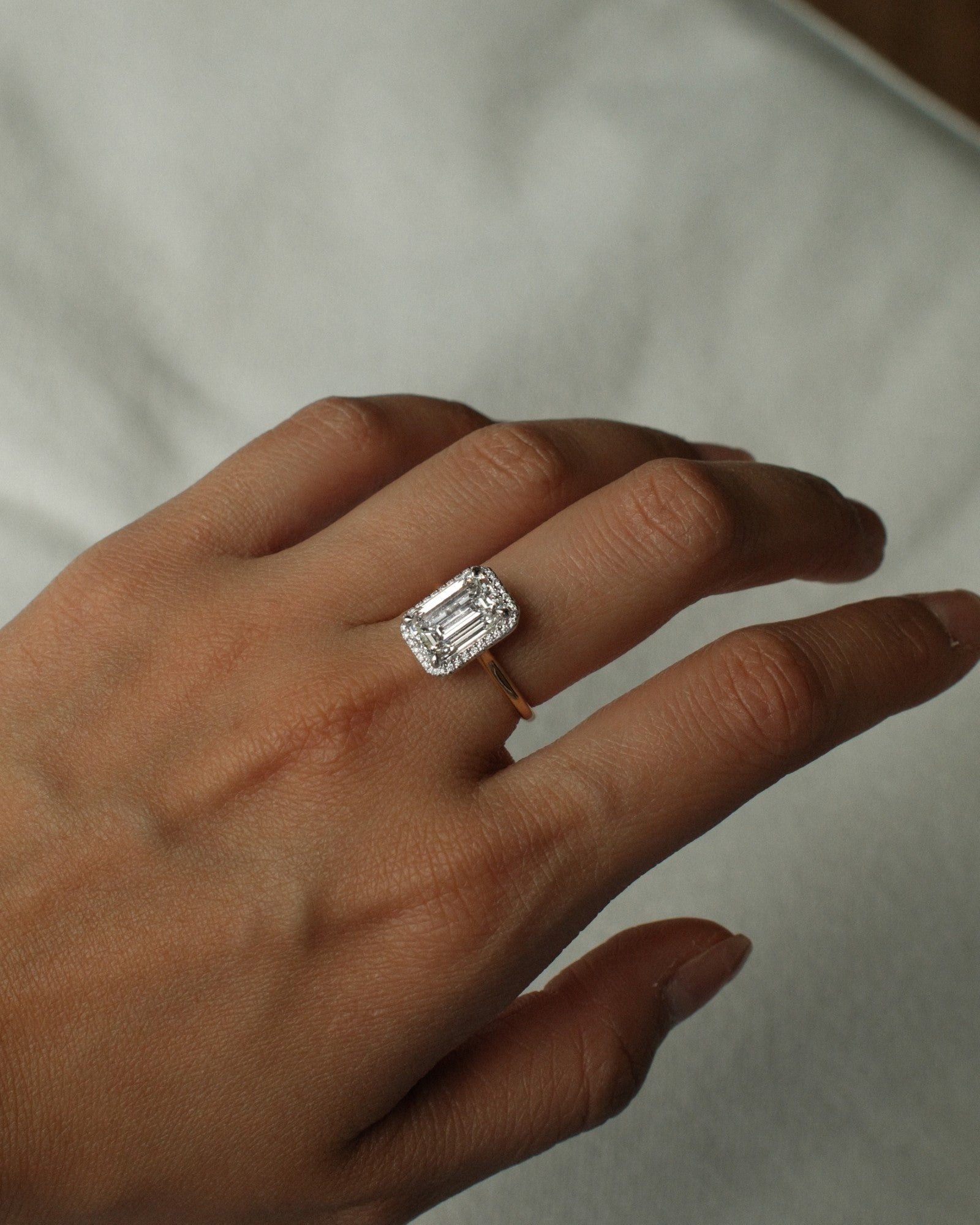2 CT Round Three Stones Lab Grown Diamond Engagement Ring