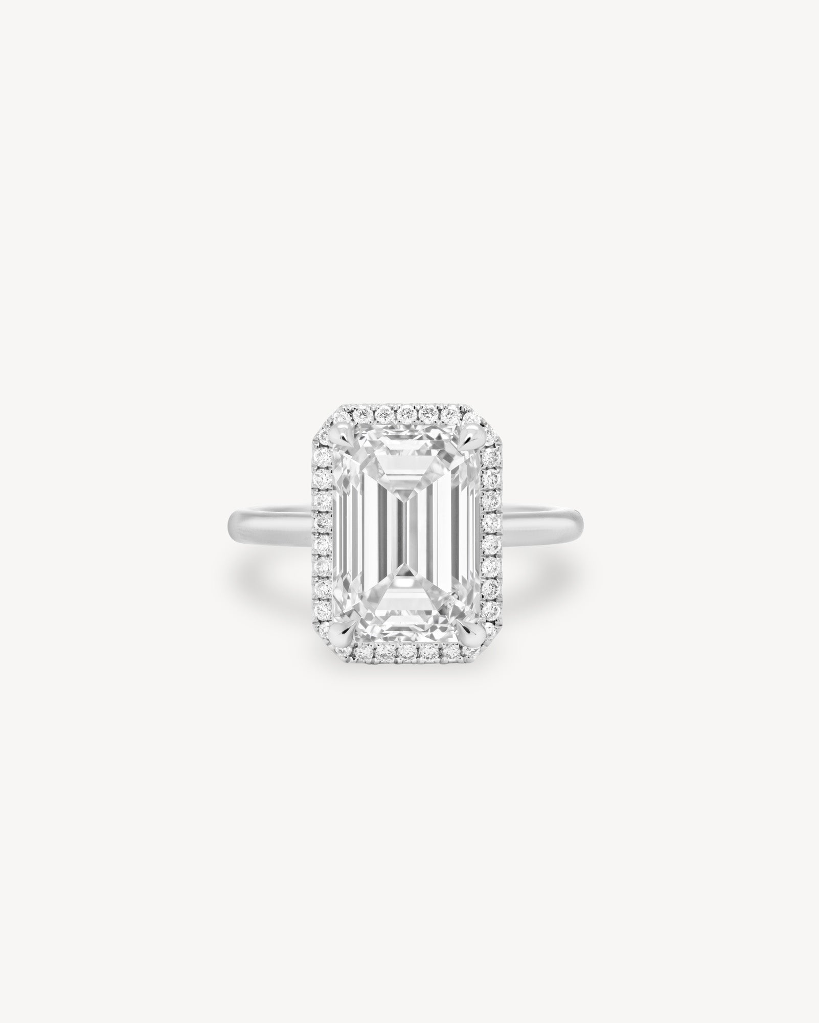 2 CT Round Three Stones Lab Grown Diamond Engagement Ring