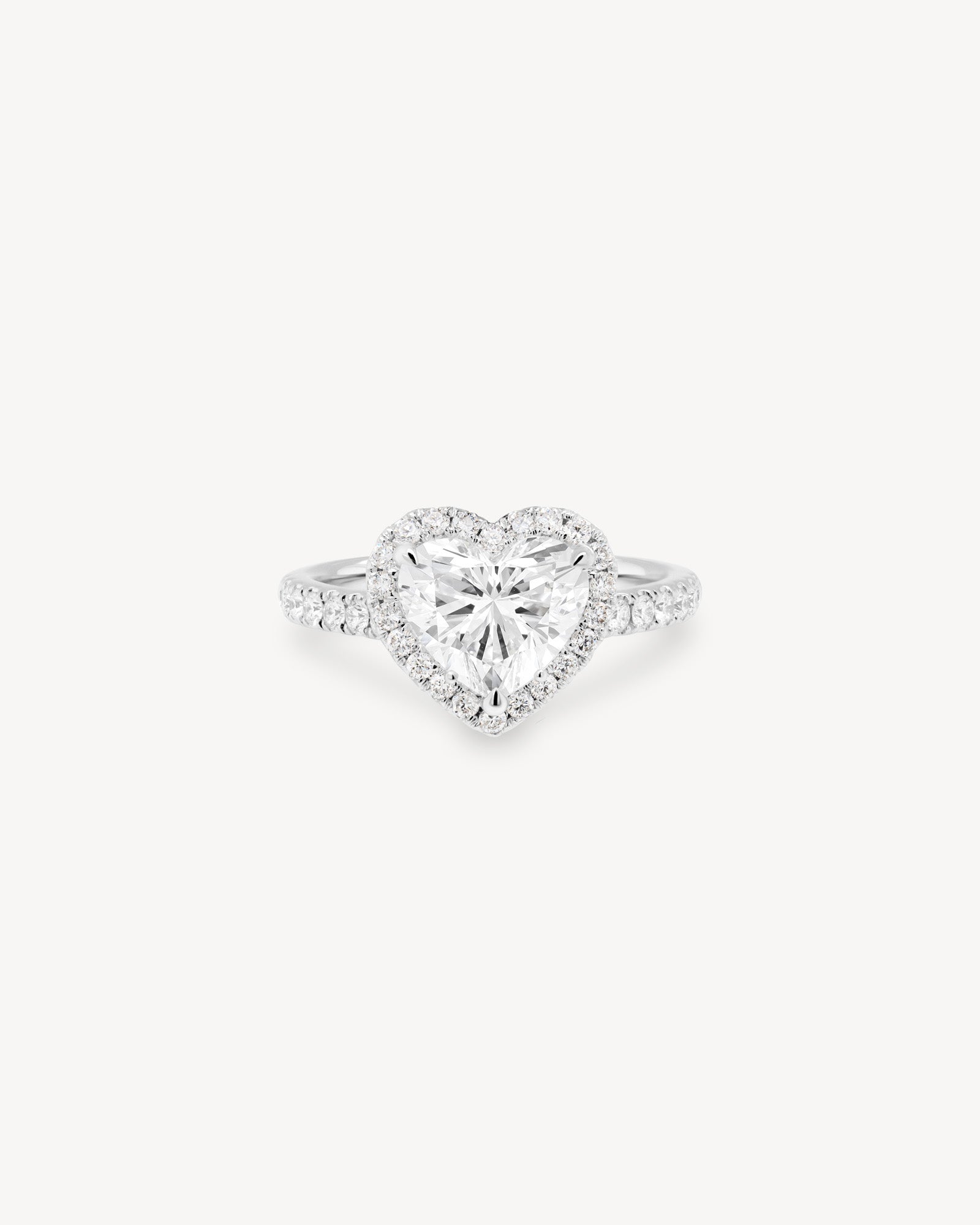 2 CT Round Three Stones Lab Grown Diamond Engagement Ring