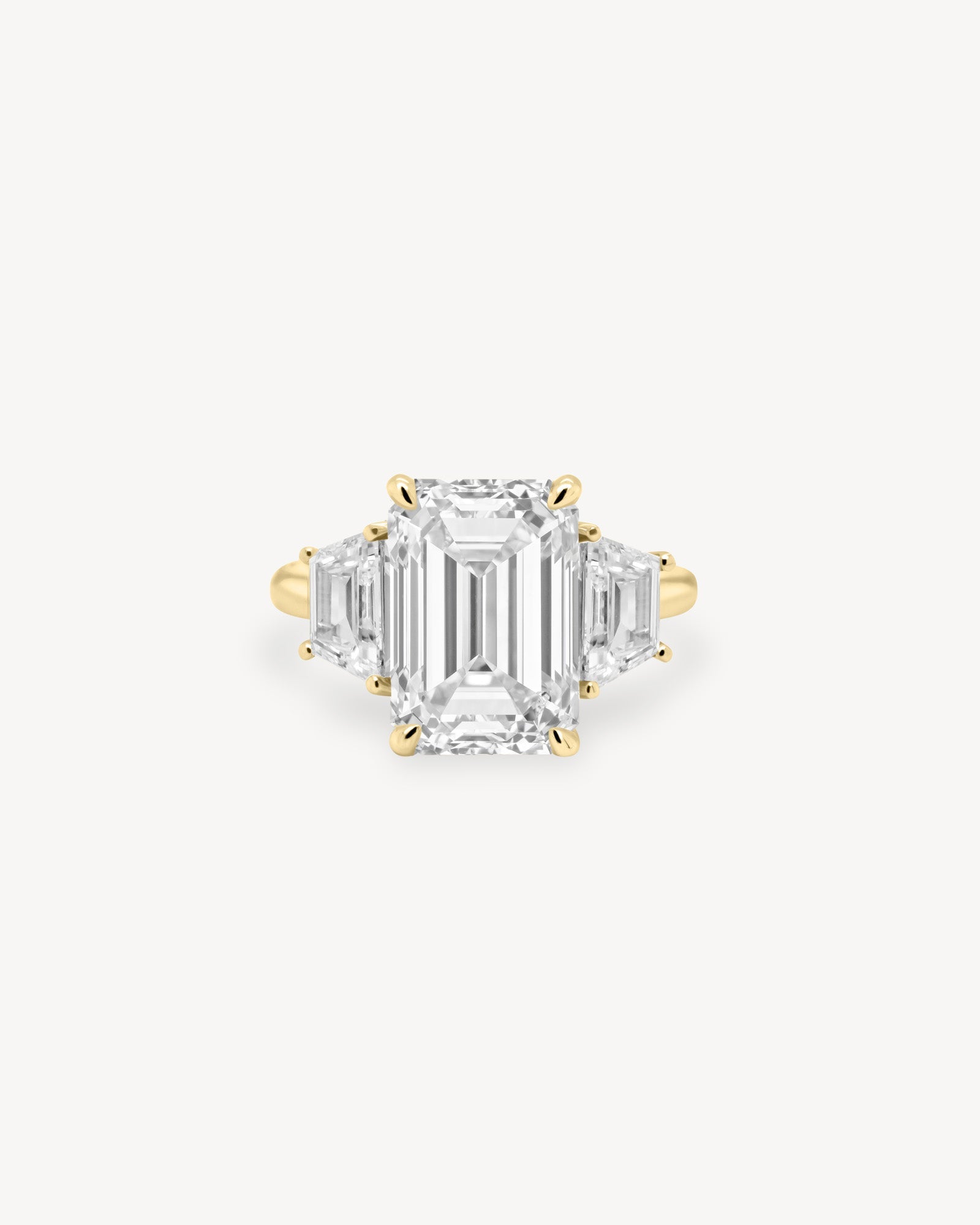 2 CT Round Three Stones Lab Grown Diamond Engagement Ring