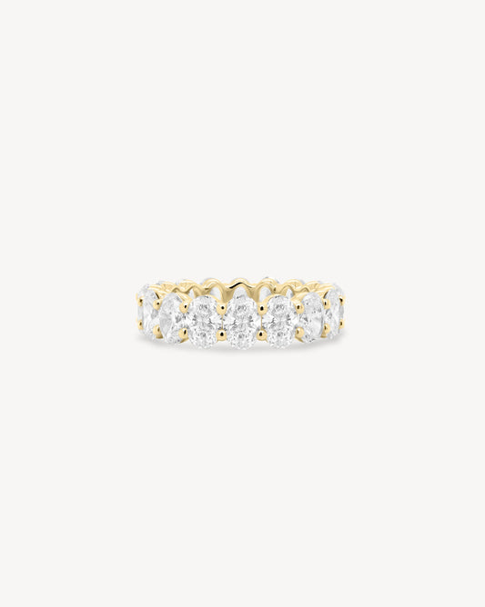 0.37 CT Round Full Eternity Lab Grown Diamond Wedding Band