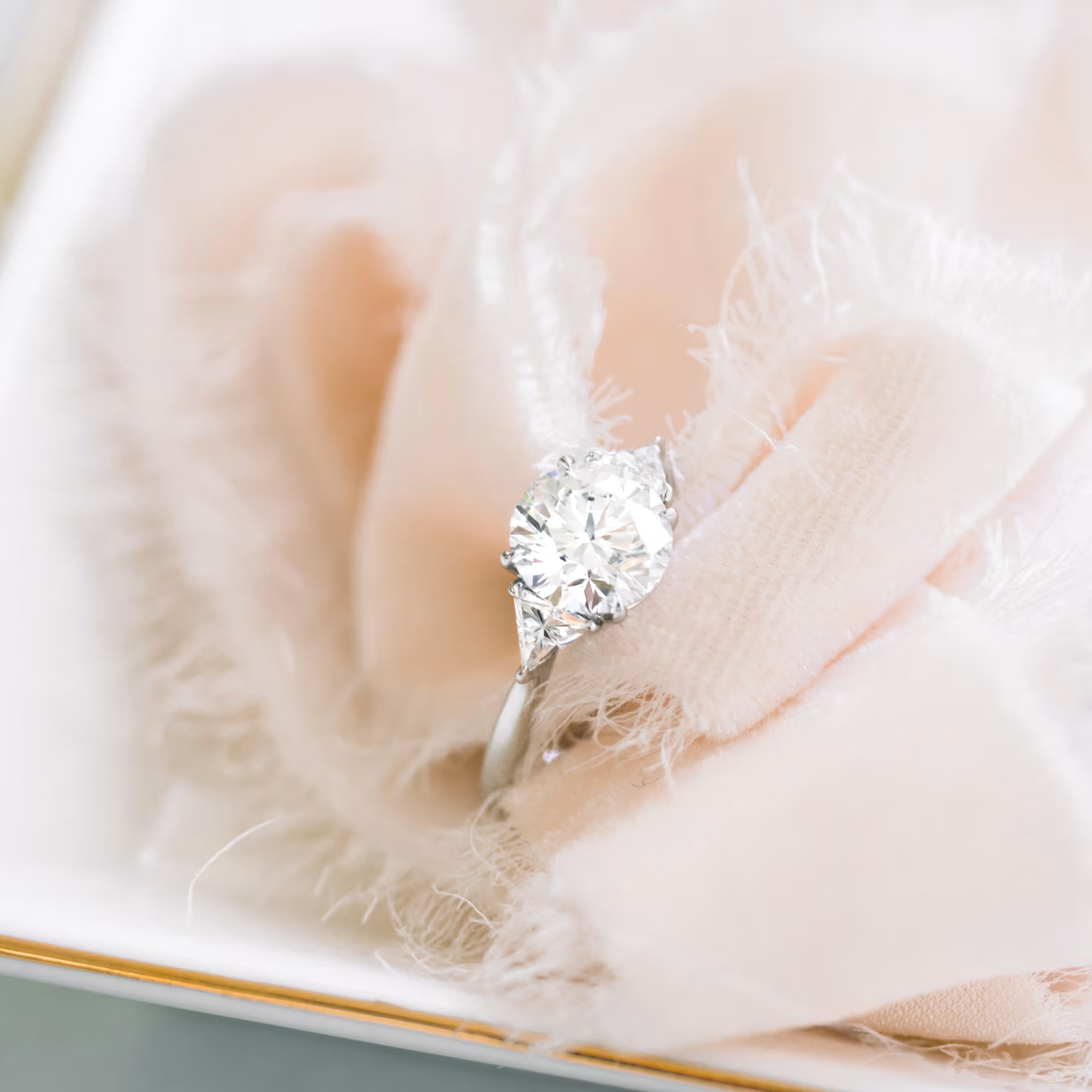 Marquise Cut Cluster Styled Lab Grown Diamond Engagement Ring