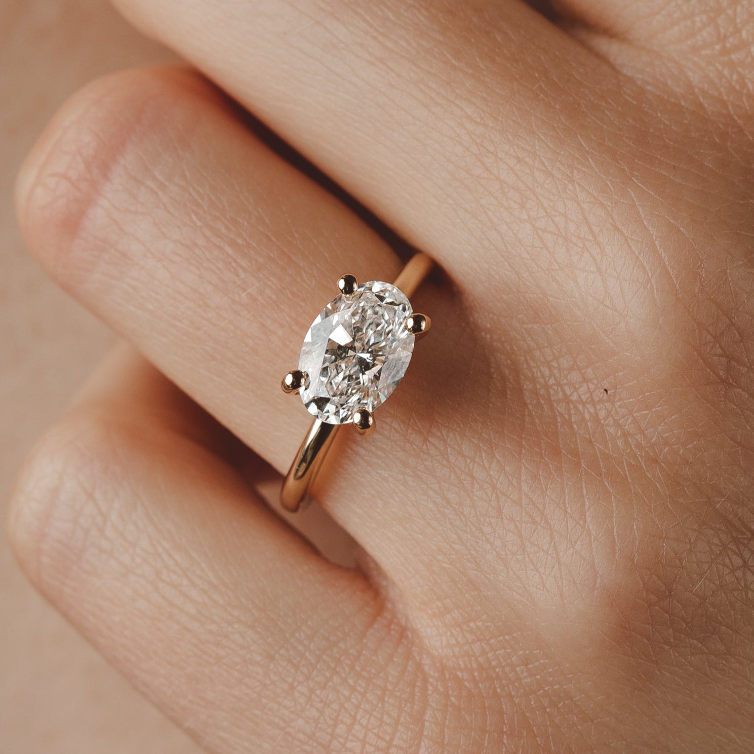 2 CT Round Three Stones Lab Grown Diamond Engagement Ring