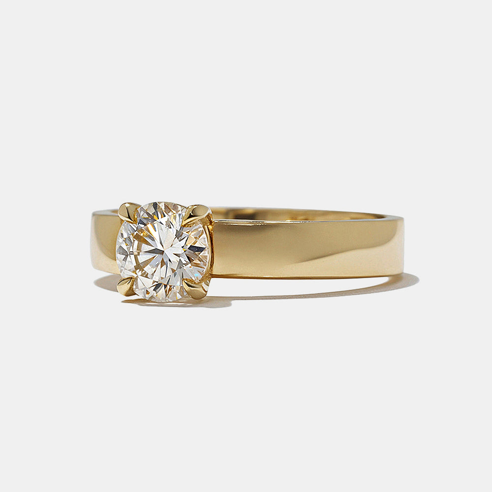 2 CT Round Three Stones Lab Grown Diamond Engagement Ring