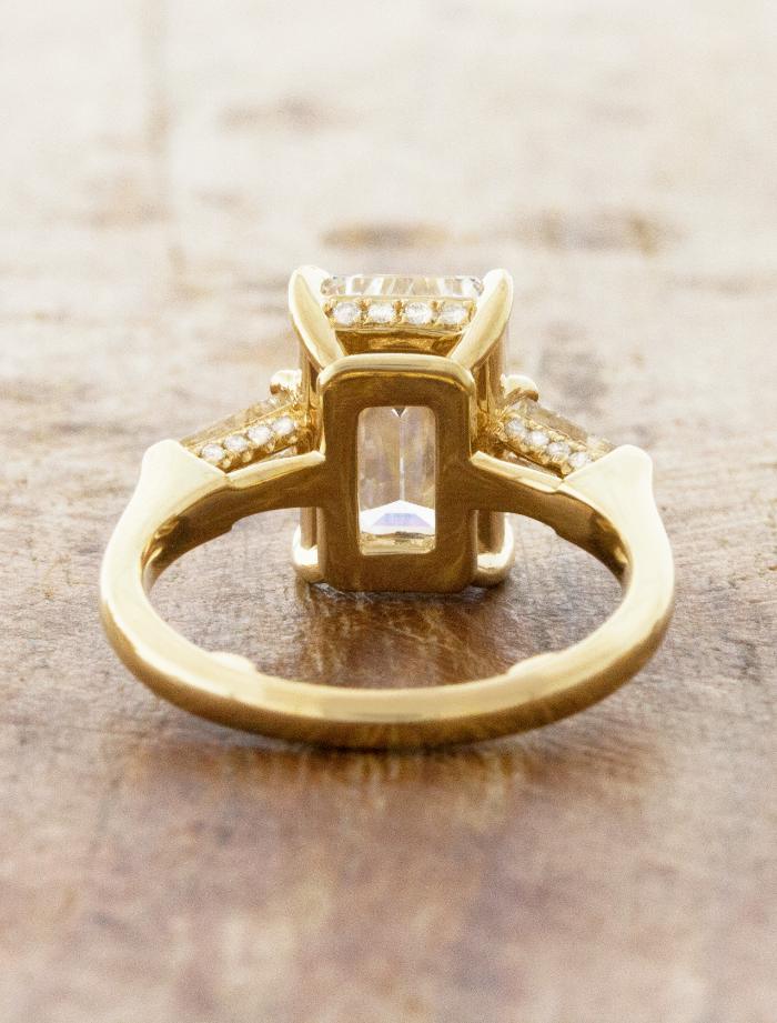 2 CT Round Three Stones Lab Grown Diamond Engagement Ring