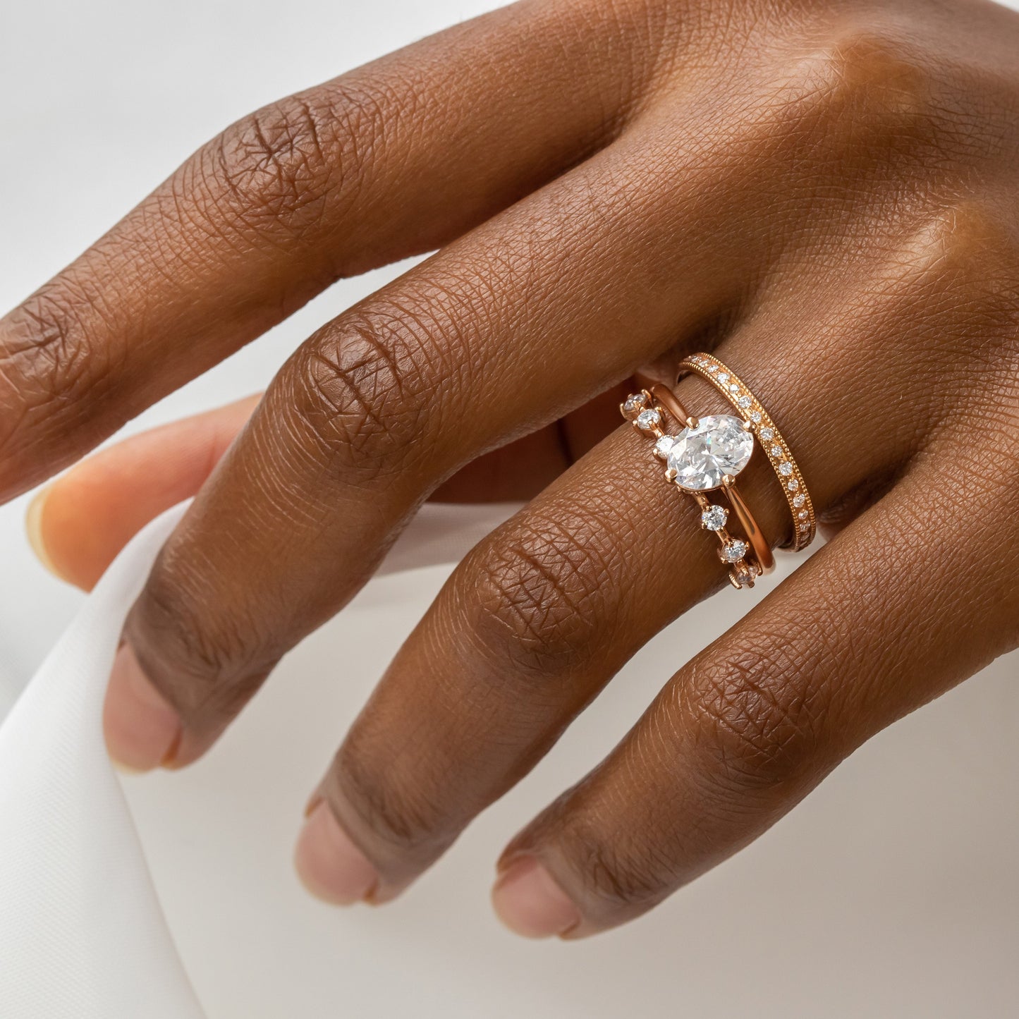 0.37 CT Round Full Eternity Lab Grown Diamond Wedding Band