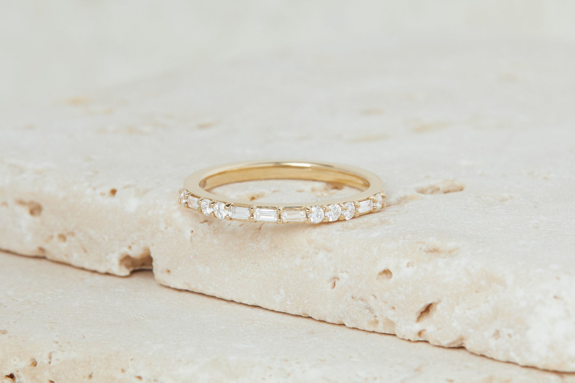 0.37 CT Round Full Eternity Lab Grown Diamond Wedding Band
