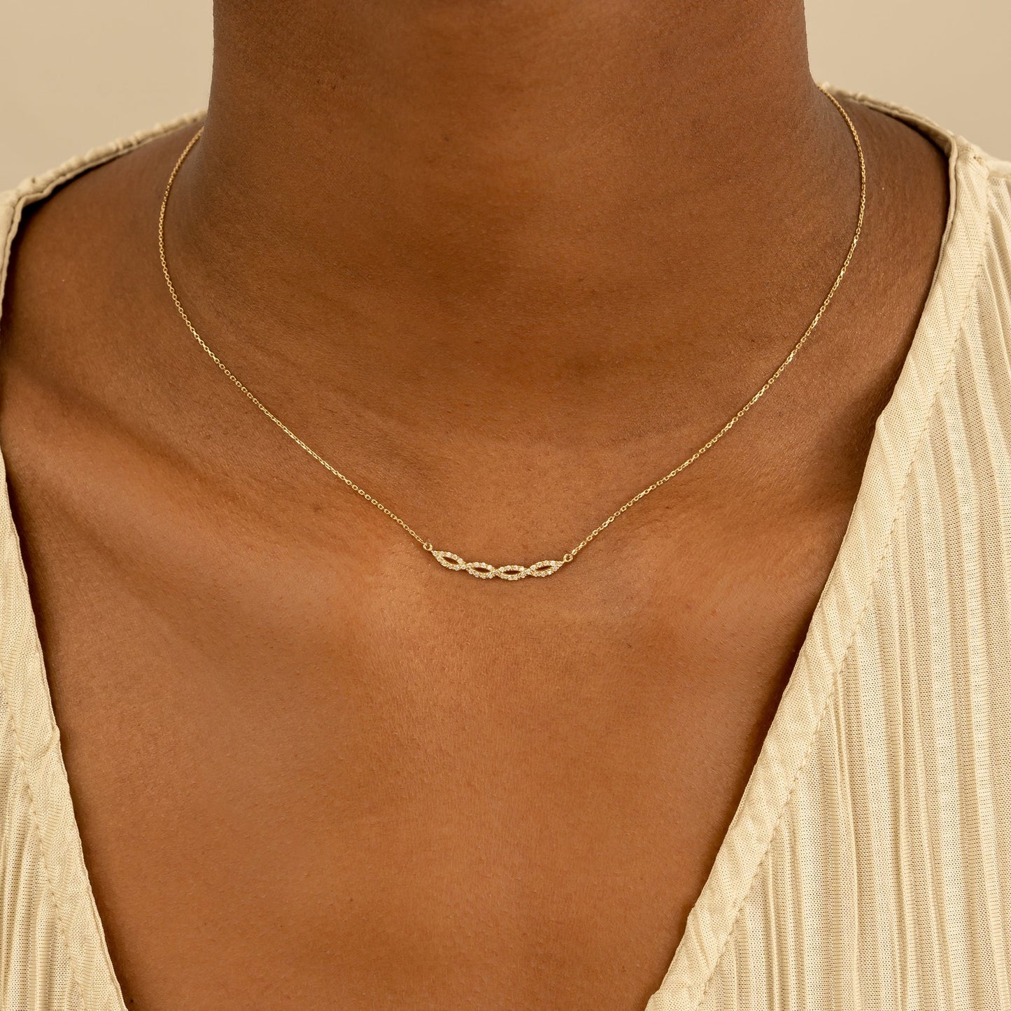 1.0 CT Round Bezel Solitaire Lab Grown Diamond Necklace