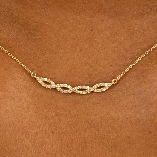 1.0 CT Round Bezel Solitaire Lab Grown Diamond Necklace