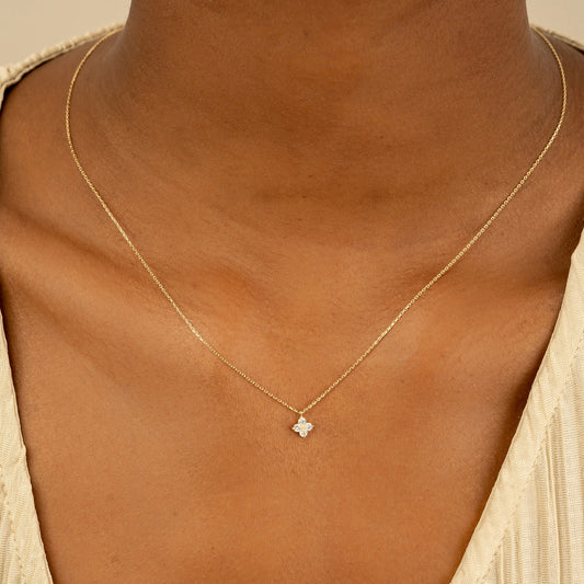 1.0 CT Round Bezel Solitaire Lab Grown Diamond Necklace