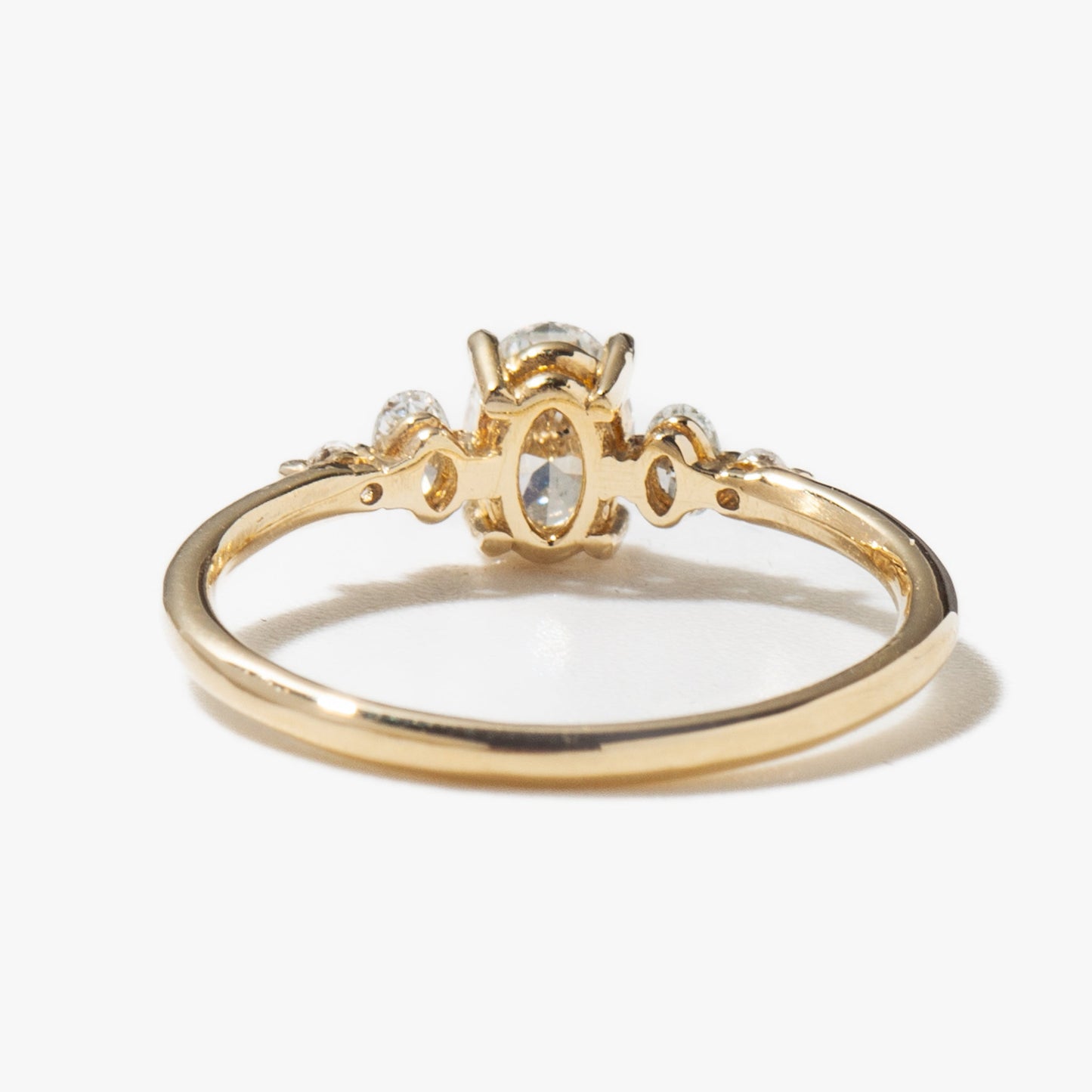 2 CT Round Three Stones Lab Grown Diamond Engagement Ring