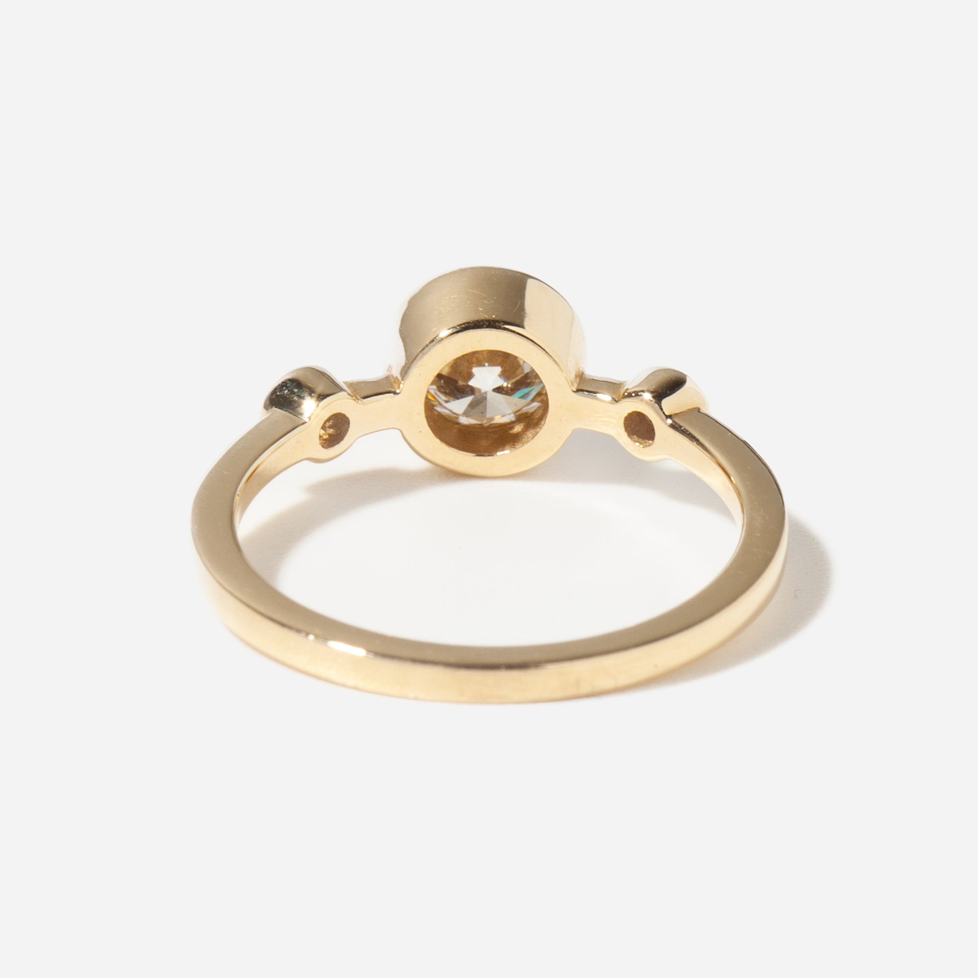 2 CT Round Three Stones Lab Grown Diamond Engagement Ring