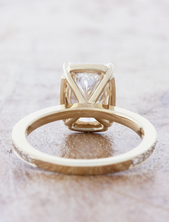 2 CT Round Three Stones Lab Grown Diamond Engagement Ring