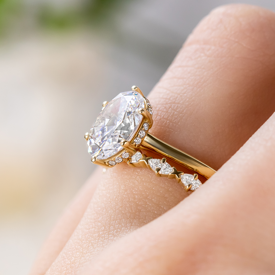 0.37 CT Round Full Eternity Lab Grown Diamond Wedding Band